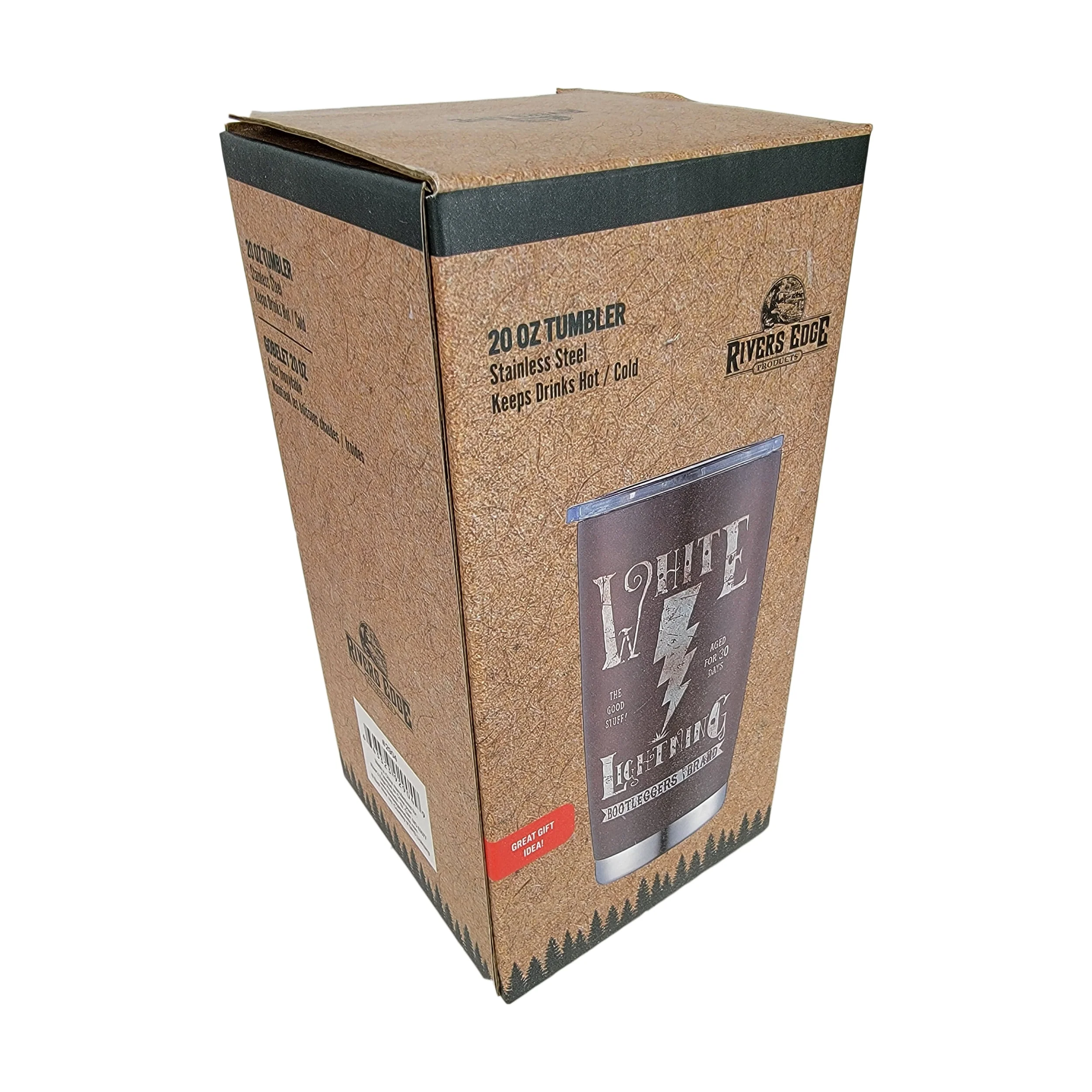Tumbler 20oz-White Lightning - Image 3