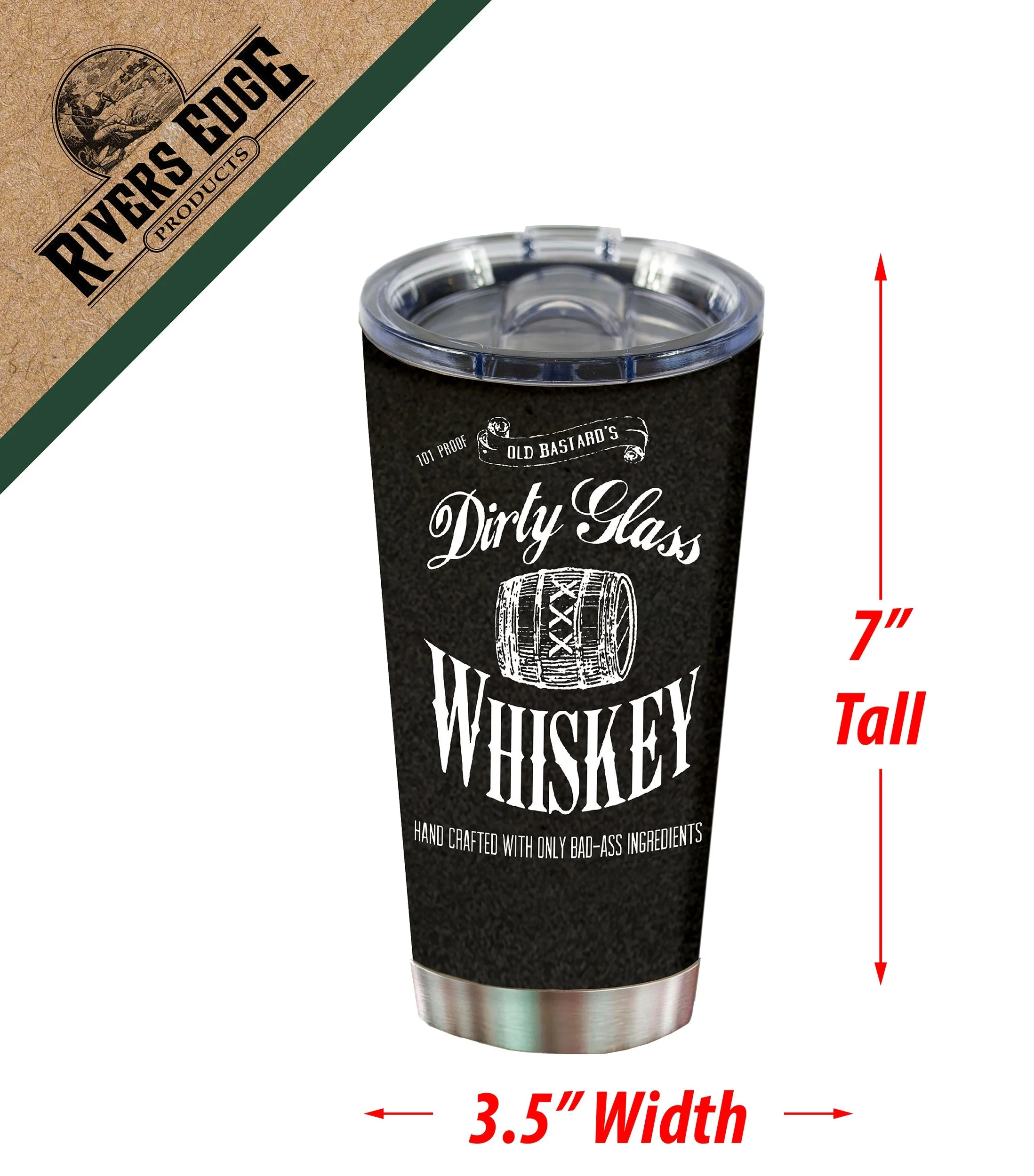 Tumbler 20oz-Dirty Glass Whiskey - Image 2
