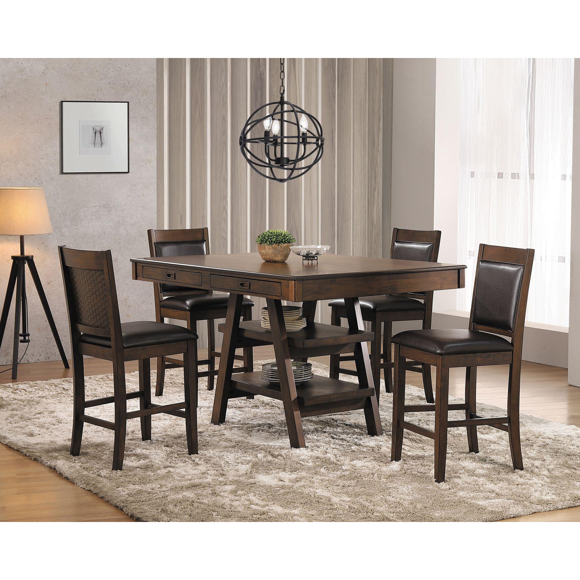 Coaster Furniture Dewey 5 pc Counter Height Dining Set - Image 1