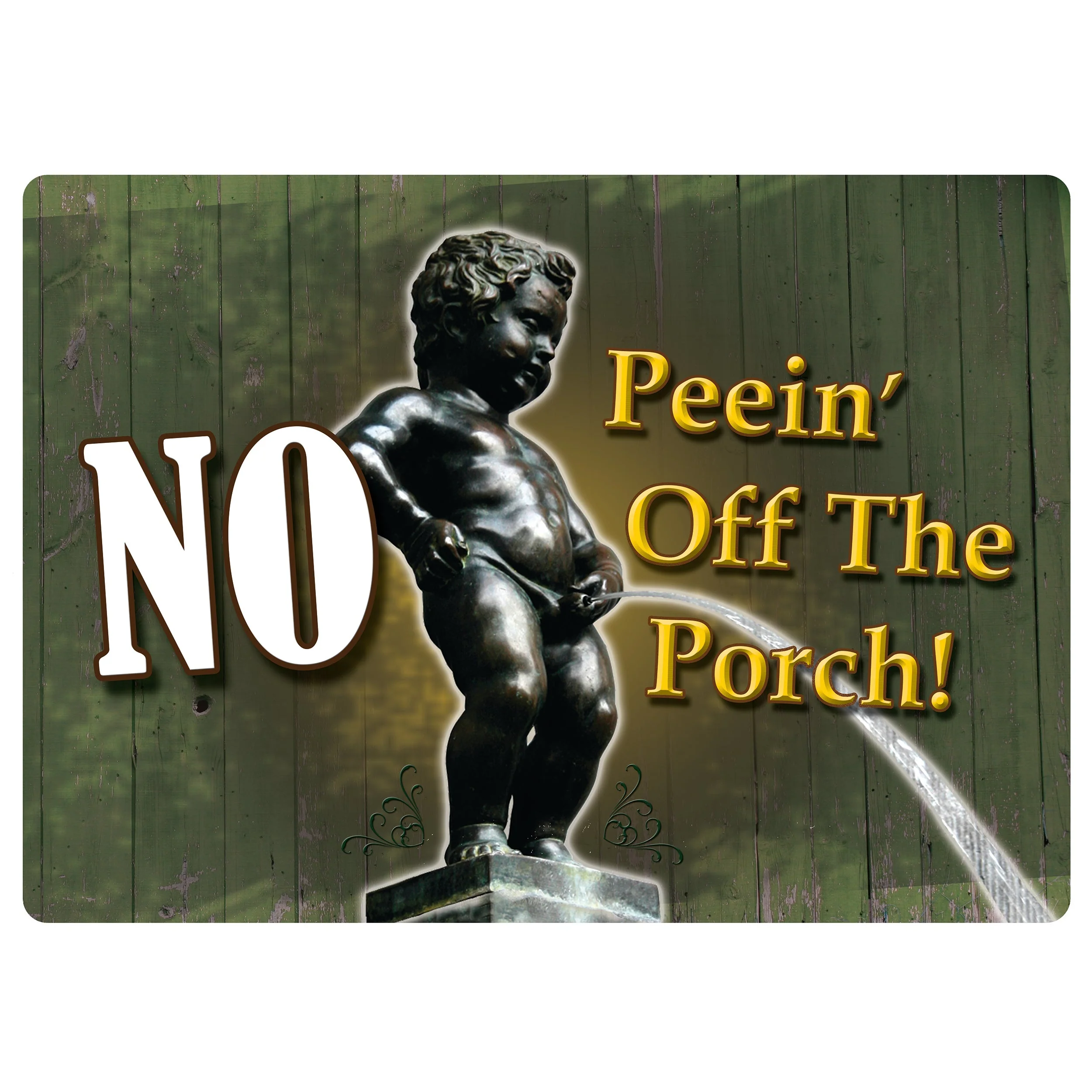 Tin Sign 12in x 17in-No Peein - Image 1