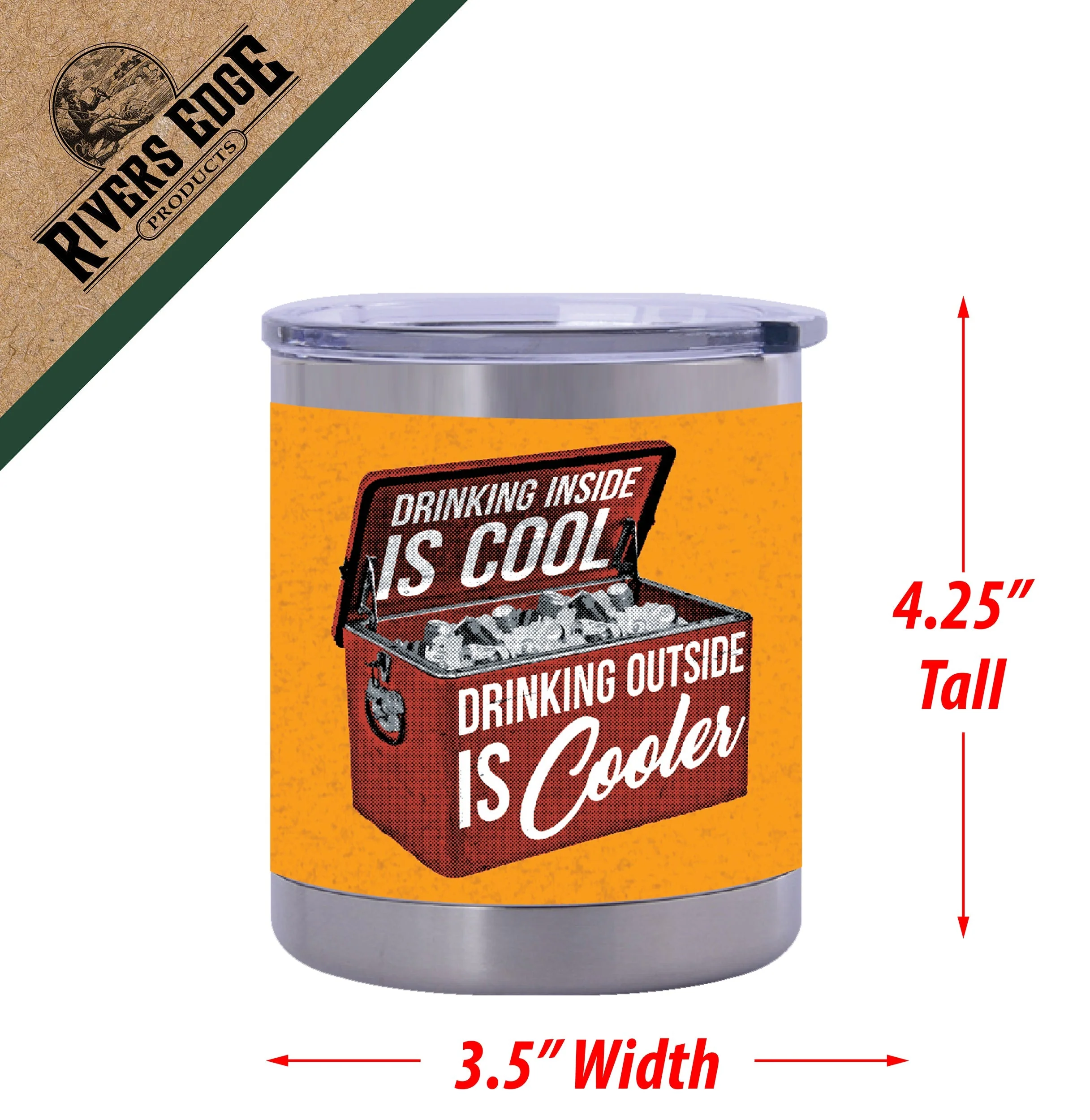 Tumbler 10oz-Drinking Inside is Cooler - Image 2