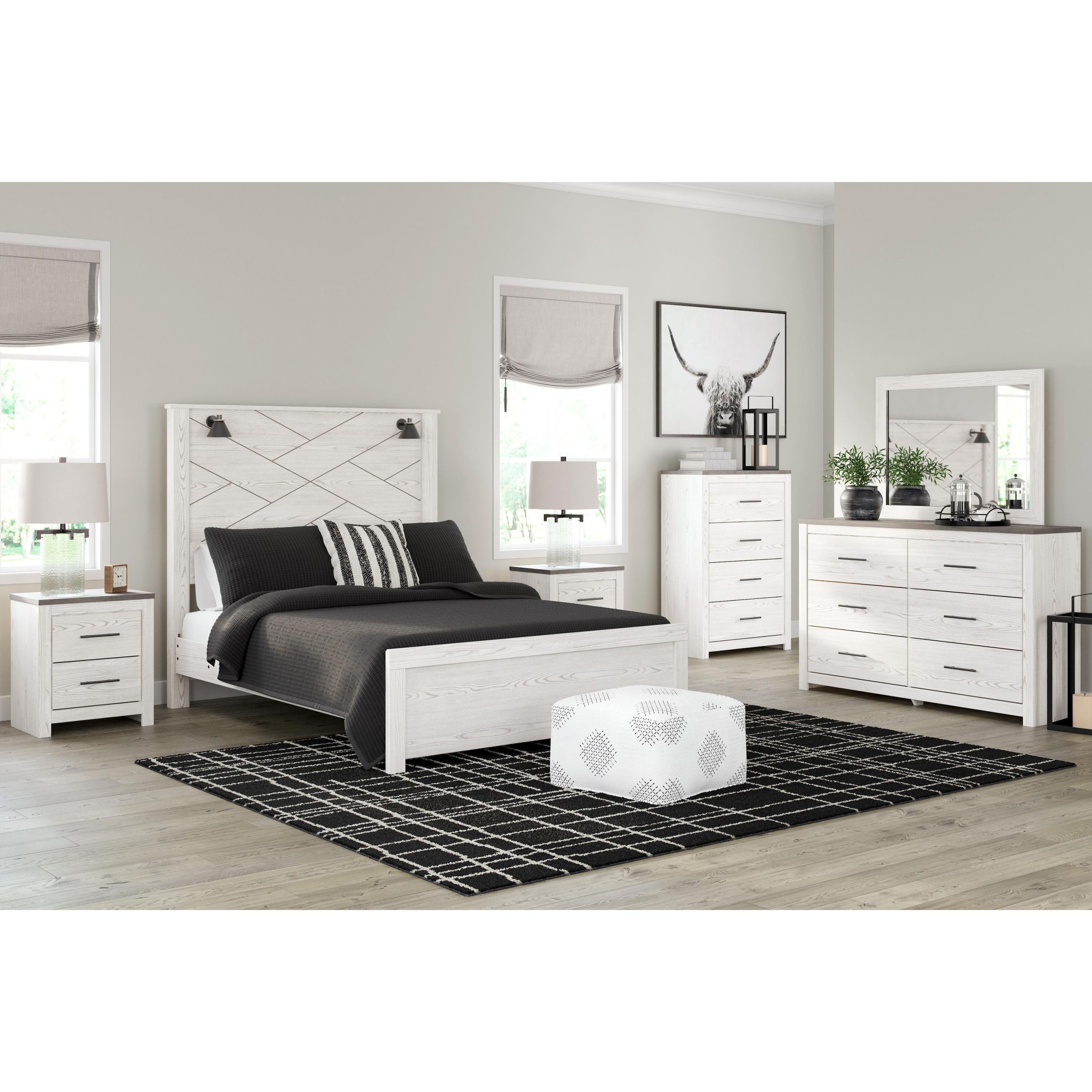 Signature Design by Ashley Gerridan B1190B17 7 pc Queen Panel Bedroom Set - Image 1