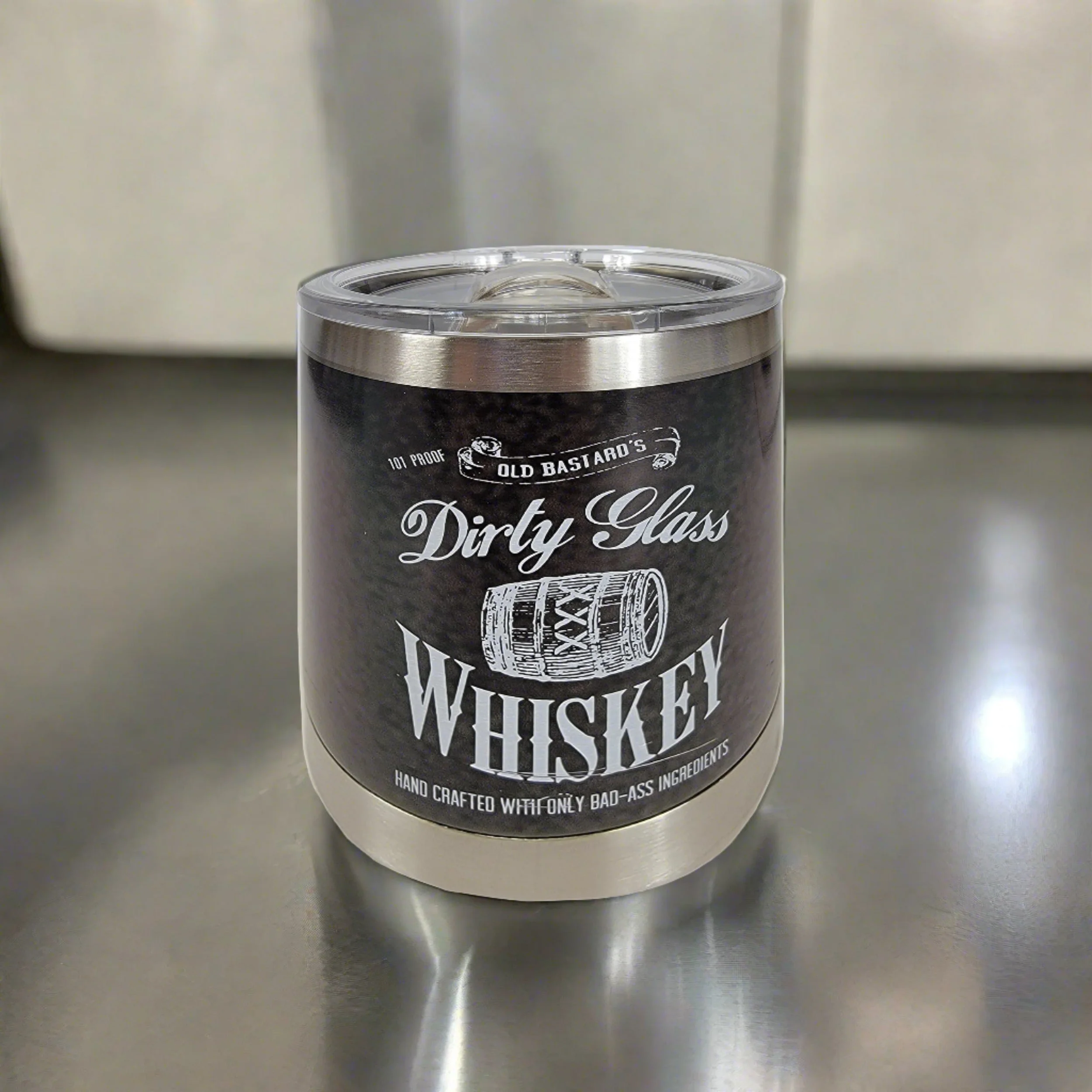 Tumbler 10oz-Dirty Glass Whiskey