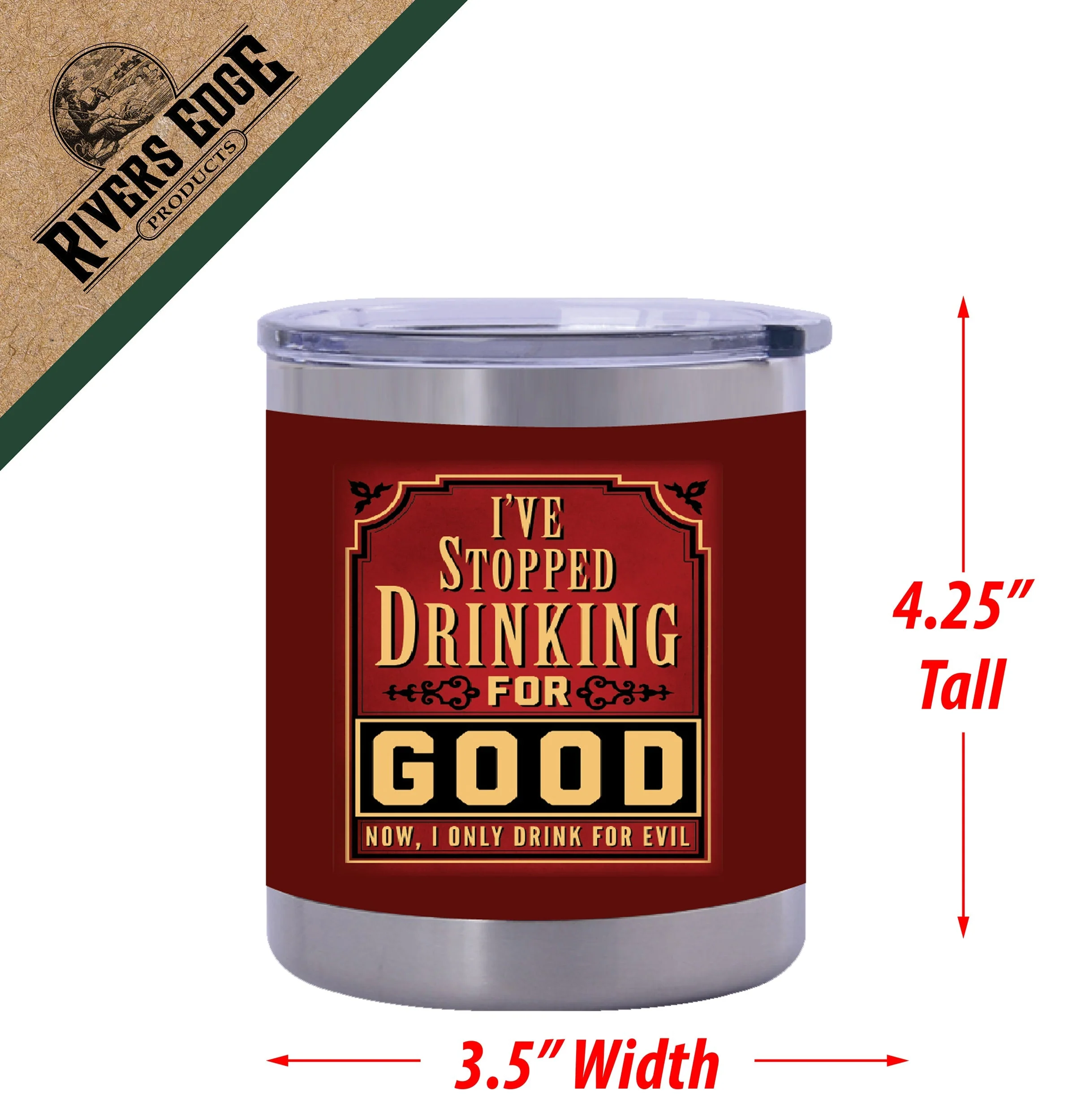 Tumbler 10oz-I Stopped Drinking For Good - Image 2