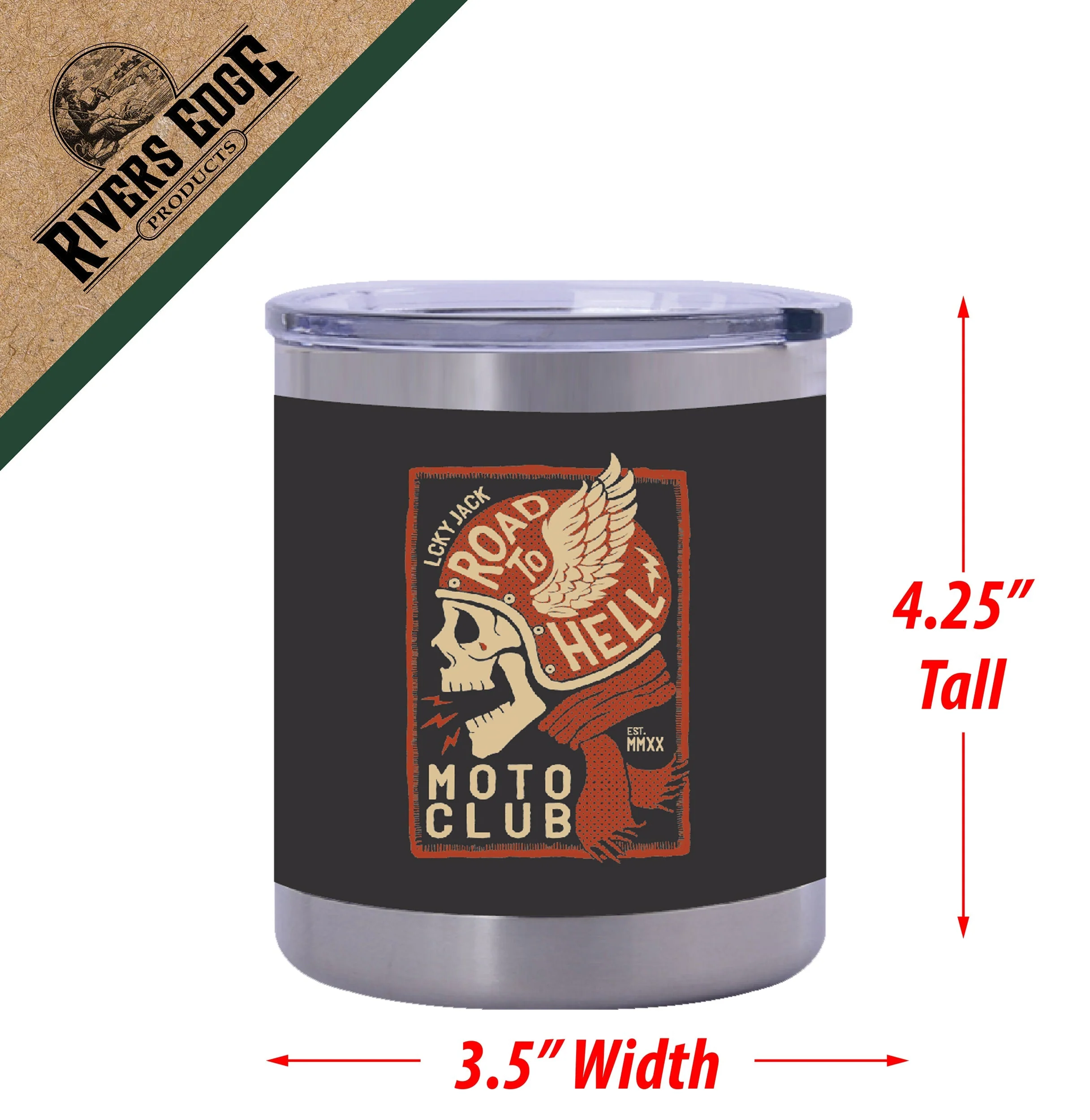 Tumbler 10oz-Road to Hell - Image 2