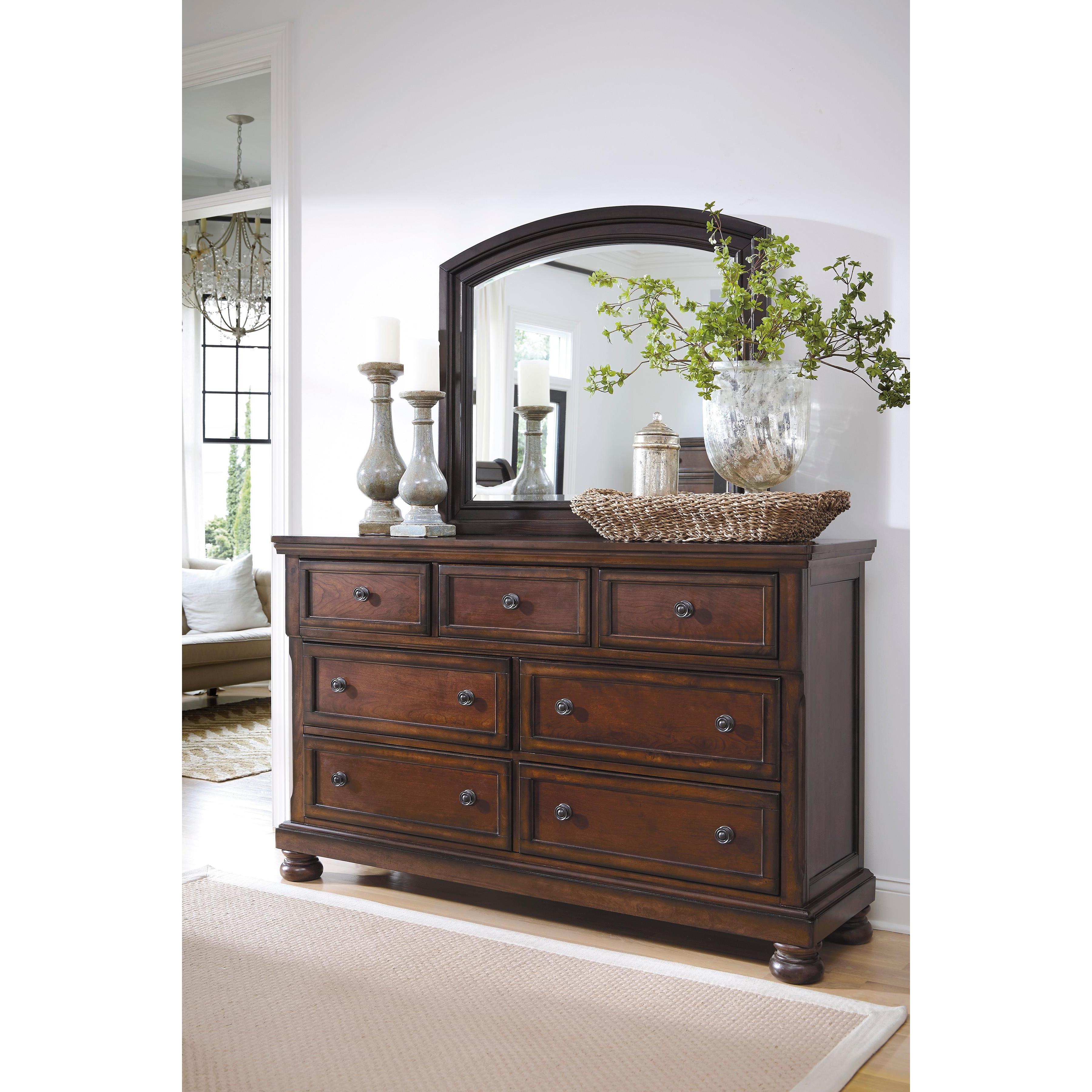 Millennium Porter B697B29 6 pc Queen Panel Bedroom Set - Image 3