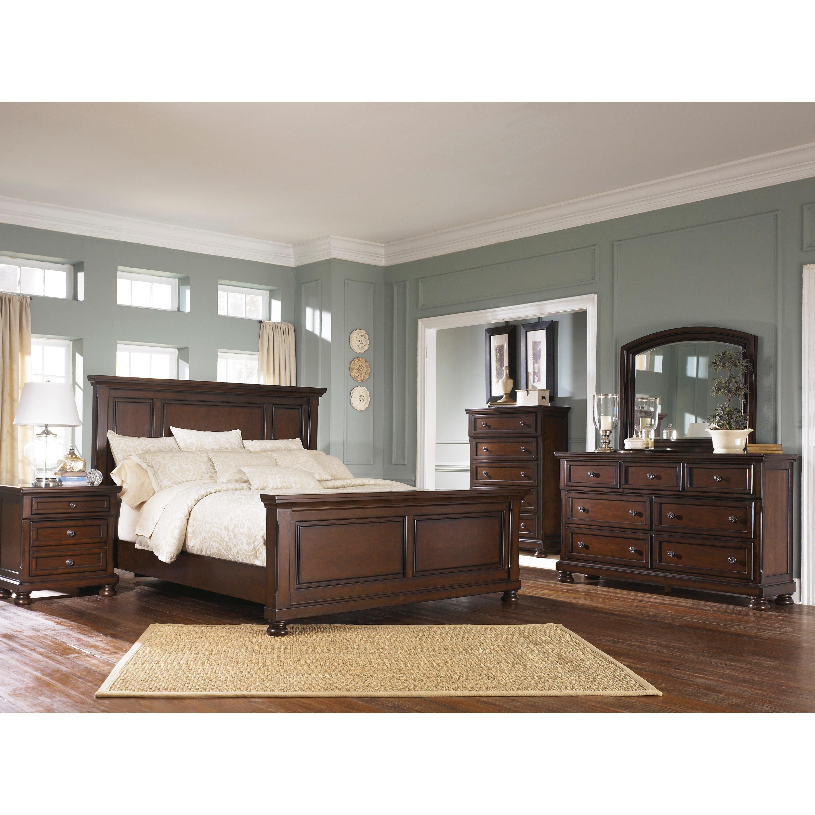 Millennium Porter B697 6 pc King Panel Bedroom Set - Image 1