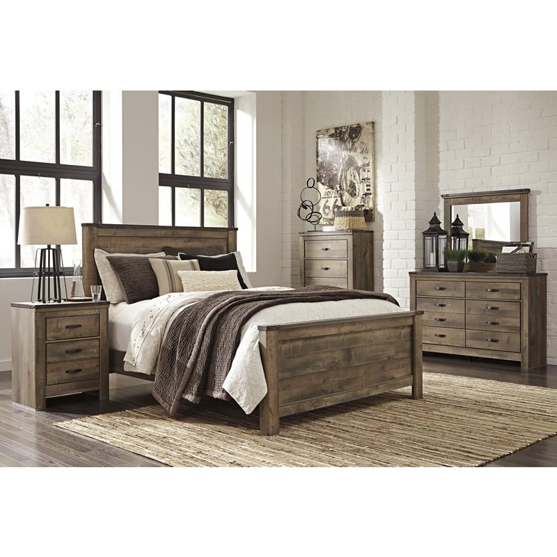 Signature Design by Ashley Trinell B446-54 Queen Panel Footboard - Image 2