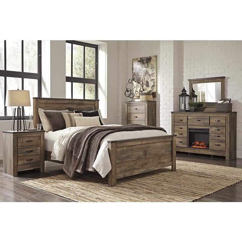 Signature Design by Ashley Trinell B446-57 Queen Panel Headboard - Image 3