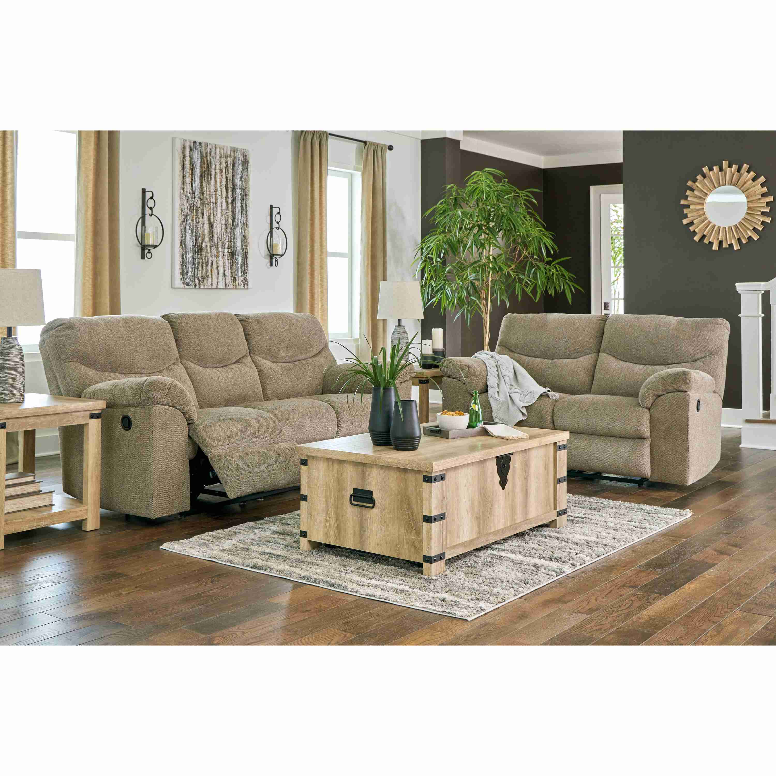 Signature Design by Ashley Alphons 28202U1 2 pc Reclining Living Room Set - Image 1