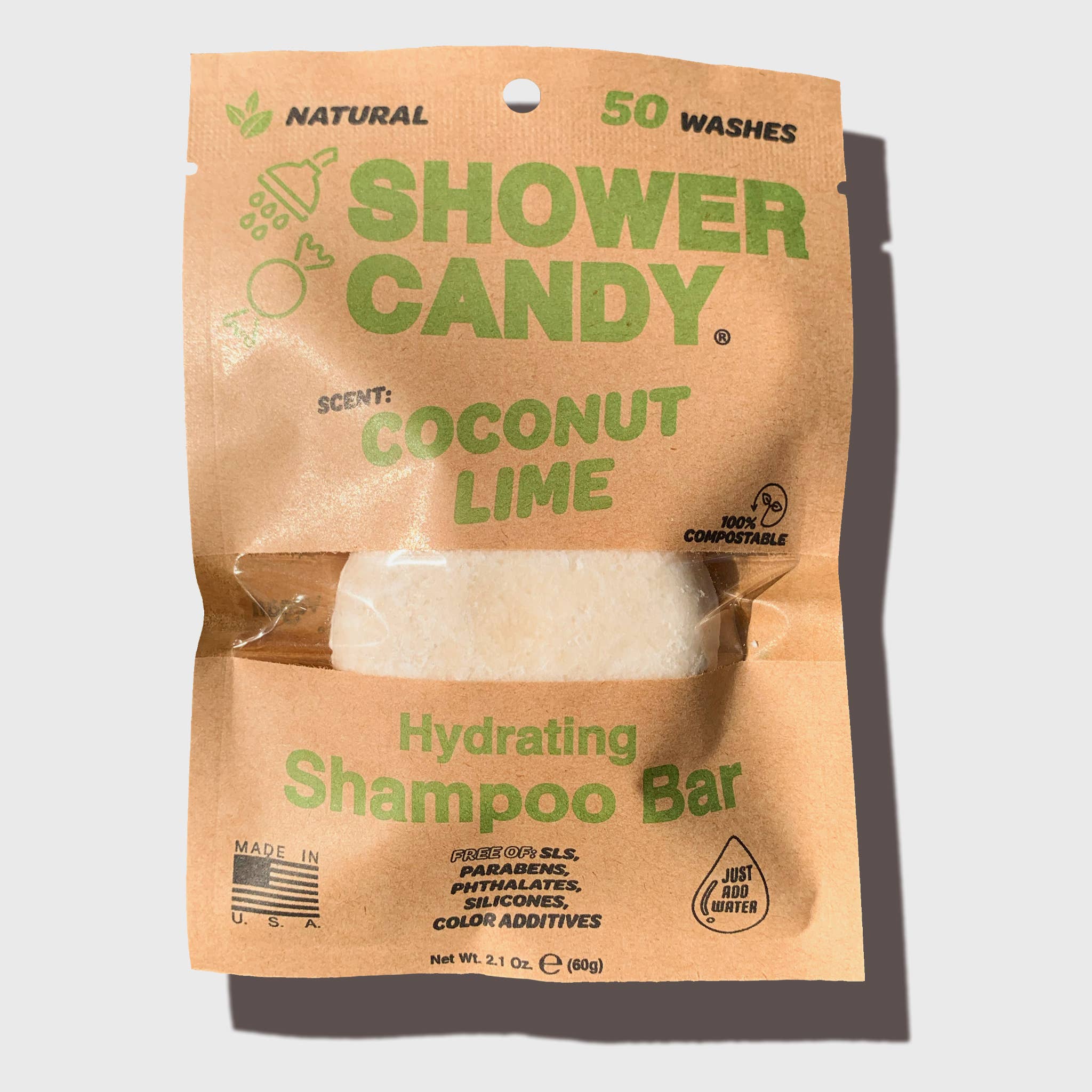 Coconut Lime Shampoo Bar - Image 1