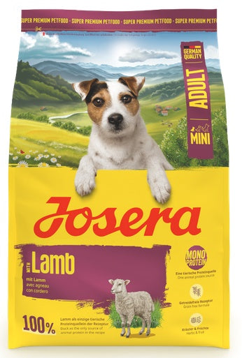 Josera mini adult lamb – monobiałkowa karma z jagnięciną dla małych psów 3 kg - Image 2