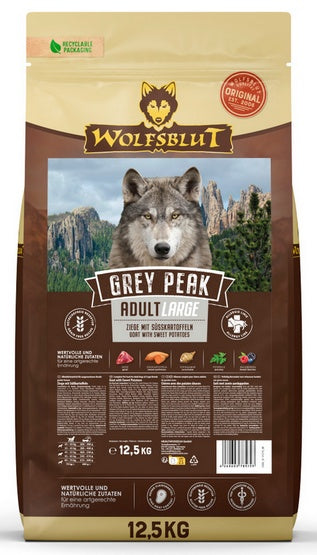 Wolfsblut Dog Grey Peak Large – koza i bataty 12,5kg