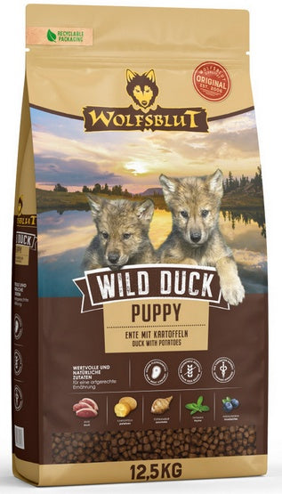 Wolfsblut Dog Wild Duck Puppy - kaczka i bataty 12,5kg - Image 2