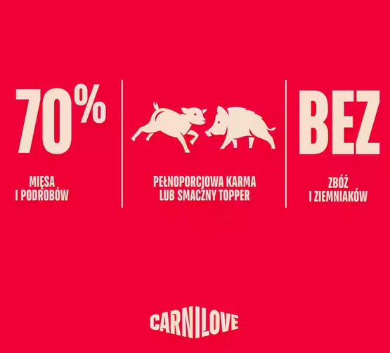 Carnilove Dog Lamb & Wild Boar Adult - jagnię i dzik puszka 400g - Image 2
