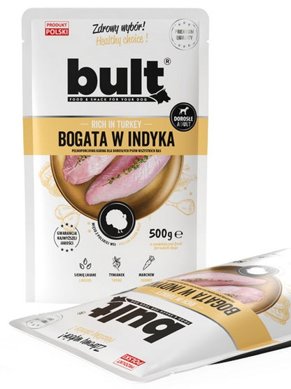Bult mielonka bogata w indyka – mięsna karma mokra w saszetce 500 g