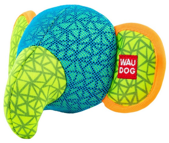 Collar WauDog Fun słoń 20x14 cm niebieski - piszczałka i szeleszczące elementy - Image 2