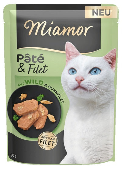 Miamor Pate & Filet Dziczyzna & Kurczak saszetka 85g - Image 1