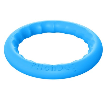 Pierścień do aportowania PitchDog17 - pływający ring 17 cm w kolorze niebieskim - Image 2
