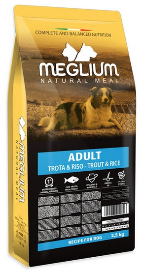 Meglium Dog Adult Trout & Rice 2,5kg - Image 1