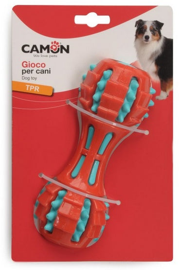 Camon TPR hantel z kolcowym wkładem 18 cm - masujący gryzak do aktywnej zabawy - Image 2