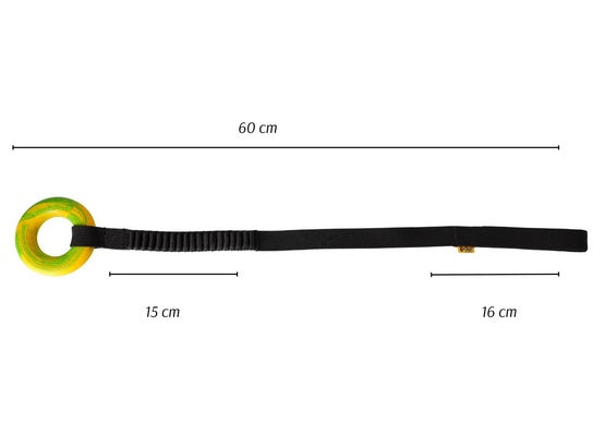 Dingo Zabawka dla psa - Szarpak Ringo z rączką bungee 10cm - Image 2
