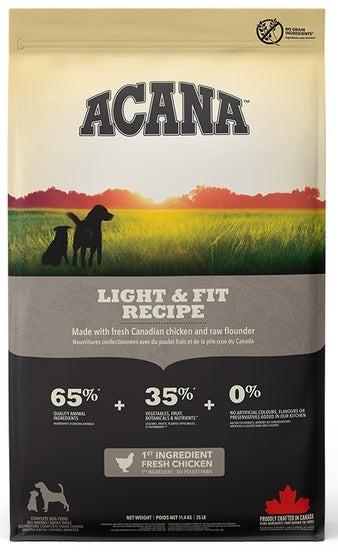 Acana Light & Fit Dog 11,4kg - Image 1