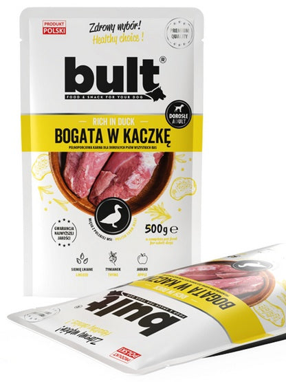 Bult mielonka bogata w kaczkę saszetka 500 g – wysoka mięsność 75%