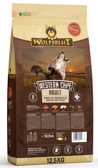 Wolfsblut dog western cape - bezzbożowa karma ze strusiem i batatami - Image 2
