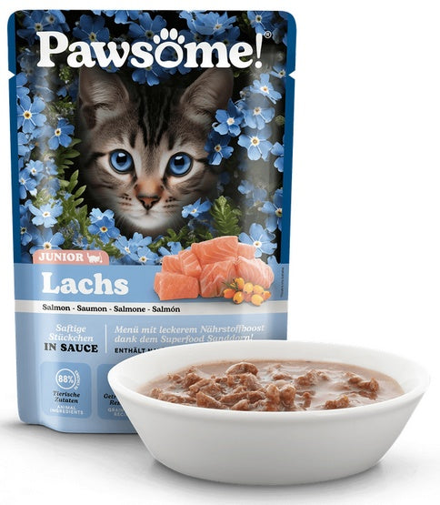 Pawsome Junior Lachs - łosoś saszetka 85g - Image 2