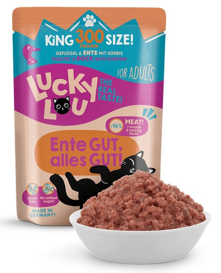 Lucky Lou Lifestage Adult Drób i kaczka saszetka 300g - Image 1