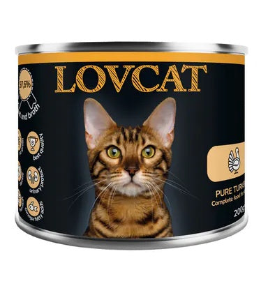 Lovcat Pure Turkey puszka 200 g – 70% indyka bez zbóż