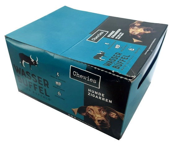 Chewies Hundezigarren Wasserbuffel – bawół wodny BOX 50x25g