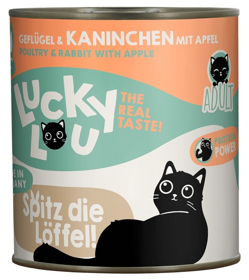 Lucky Lou Lifestage Adult drób i królik - duża puszka 800 g bez zbóż - Image 3
