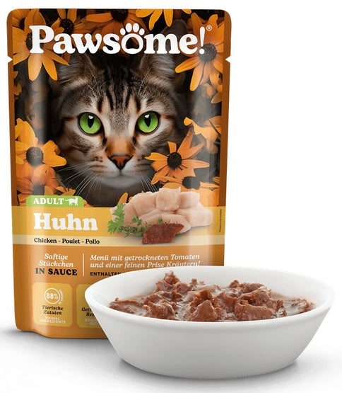 Pawsome Adult Huhn - kurczak saszetka 85g - Image 2