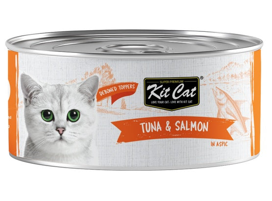 Kit Cat Tuna & Salmon puszka 80g - bezzbożowa karma z tuńczykiem i łososiem - Image 2