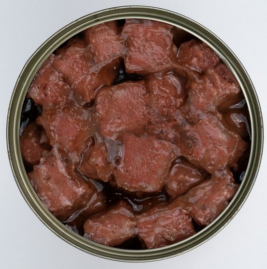 TUF TUF Kawałki mięsne z wołowiną dla psa puszka 415g - Image 3