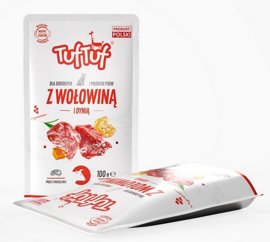 TUF TUF Wołowina z dynią dla psa saszetka 100g - Image 2