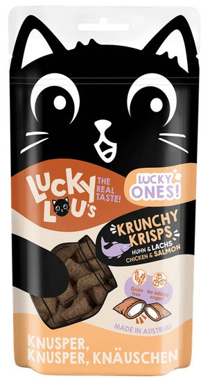 Lucky Lou Lucky Ones Krunchy Krisps Kurczak & Łosoś 60g - Image 2