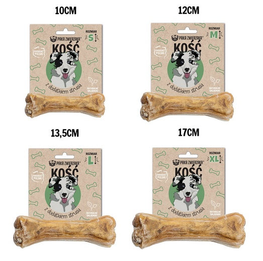 Paka Zwierzaka Kość z dodatkiem strusia XL 17cm - Image 2