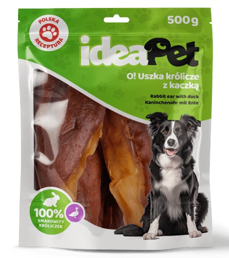 IdeaPet Uszka królicze z kaczką 500g - Image 2