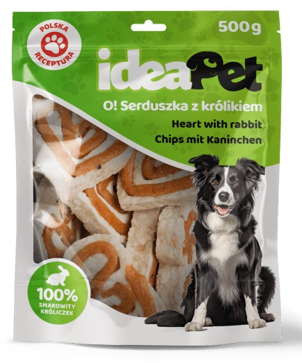 Ideapet Serduszka z królikiem 500g - mięsny gryzak do żucia - Image 2