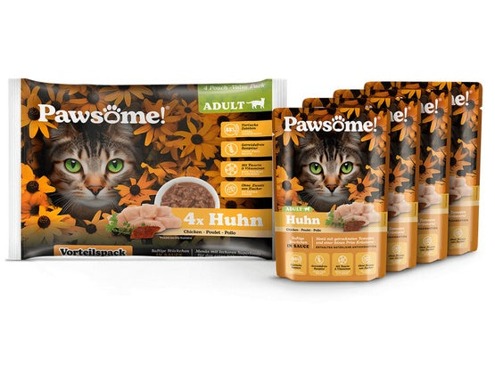 Pawsome Adult Huhn - kurczak saszetki 4x85g - Image 2