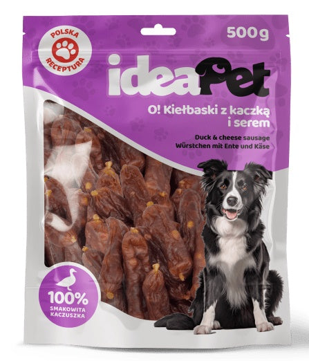 IdeaPet Kiełbaski z kaczką i serem 500g - Image 2