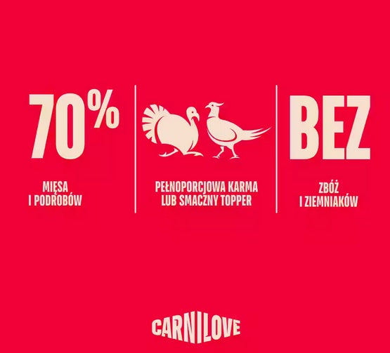 Carnilove Dog Turkey & Pheasant - indyk i bażant saszetka 300g - Image 2