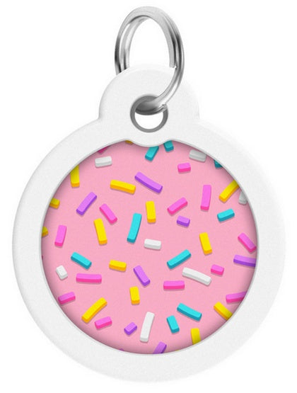 Collar WauDog Smart ID Zawieszka z QR-paszportem okrągła 3cm marshmellow - Image 2