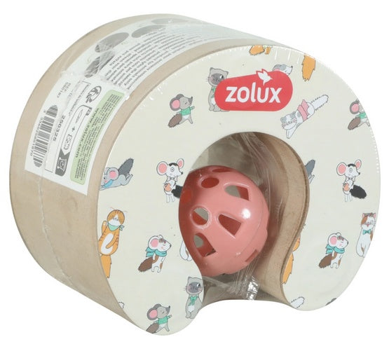 Zolux Chatouille Drapka tekturowa składana z piłką i kocimiętką - Image 2