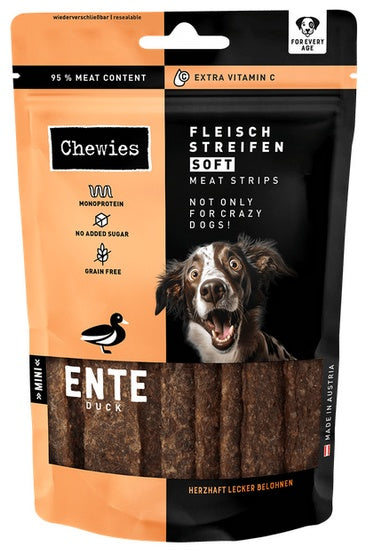 Chewies Meat Strips Soft Mini Kaczka 70g - Image 2