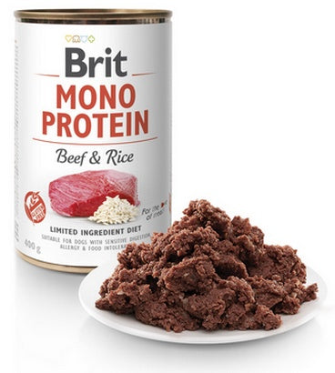 Brit Mono Protein Beef & Rice puszka 400g - Image 2