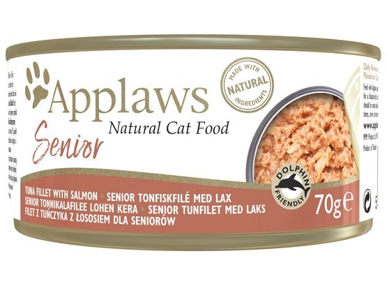 Applaws puszka dla kota Senior tuńczyk & łosoś 70g - Image 2